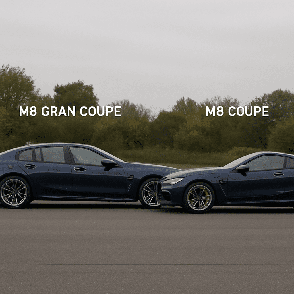 BMW M8 Gran Coupé im direkten Vergleich mit dem zweitürigen M8 Coupé